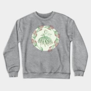 Succulent Sprite - spiral aloe Crewneck Sweatshirt
